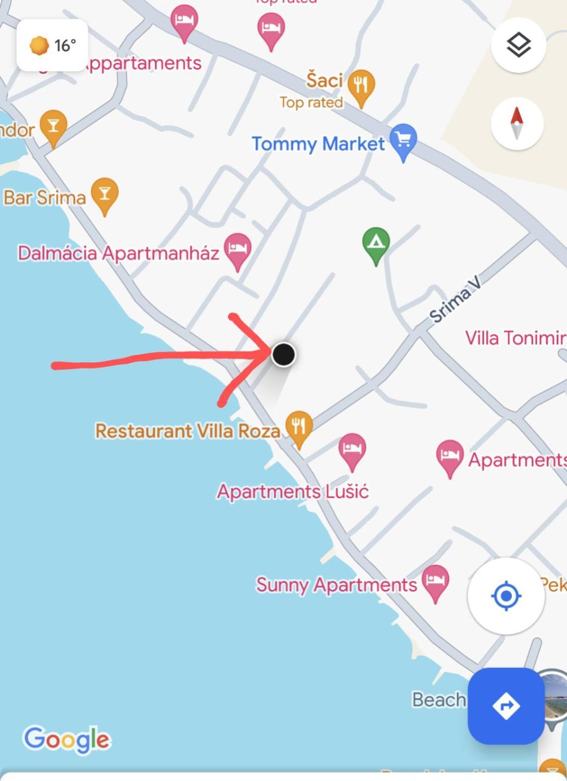 סרימה Zeezicht Appartement 50M From Beach מראה חיצוני תמונה
